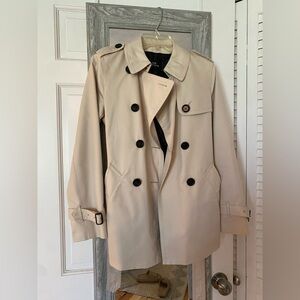 Coach Womens Double-Breasted Trench Coat